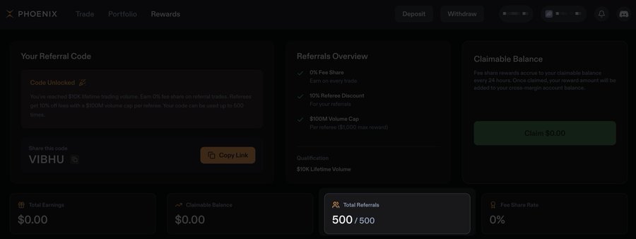 ursa's trading platform displays a black screen with a white header, a green "Clients" section, and a red "Referrals" button.