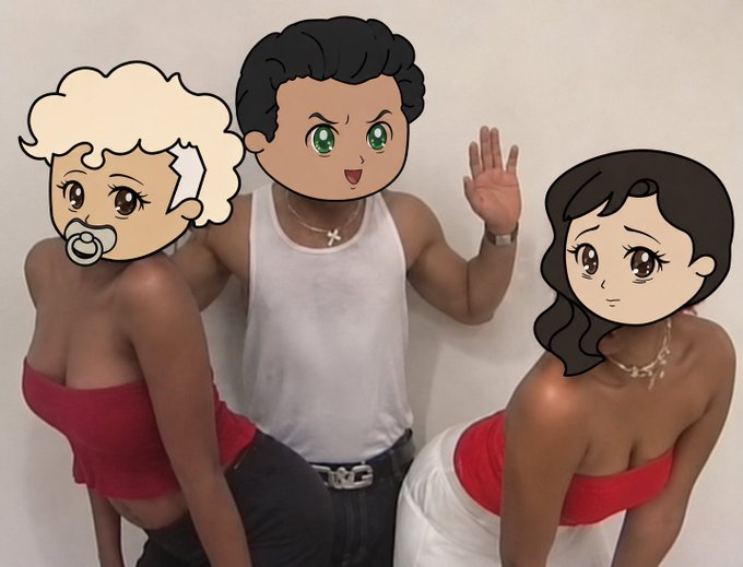 The image features three cartoon faces, each with a different hairstyle and clothing style, standing next to each other against a white background. The first face has blonde hair and is wearing a red shirt. The second face has black hair and is dressed in a white tank top. The third face has brown hair and is wearing a white skirt. The post includes text that reads "GOOD MORNING CT @baby_billionNFT NOW THAT SOL IS DOWN 25th JUNE PAYOUT IS GOING TO BE UNFORGETTABLE. ARE YOU LOCKED IN THIS WEEKEND?". This suggests that the image might be related to an event or promotion, possibly for a weekend sale or a special occasion. The cartoon faces are used as eye-catching visuals to draw attention and convey information about the event or promotion.