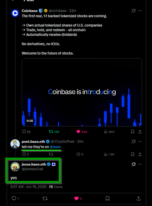 The image features a Twitter post containing an update about cryptocurrency markets. The post has been tagged with two different user names, @jessica_susbee & @josepolsuk, as well as a green checkmark indicating that this particular tweet was approved by those users. It is important to note the context of the post and who it's being approved for in order to fully understand its significance within the platform.