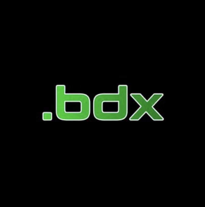 The image shows the green ".bdx" logo on a black background, representing the Beldex ticker. It complements the post by visually highlighting the privacy-focused cryptocurrency and its ecosystem of tools mentioned in the text.