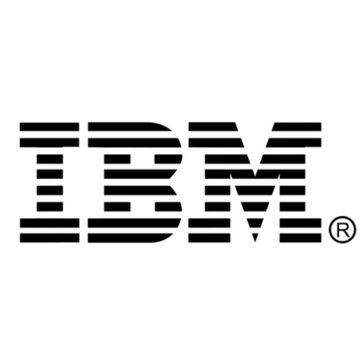 The image shows the IBM (International Business Machines) logo, featuring the company's distinctive striped "IBM" lettering with a registered trademark symbol. This logo represents the company whose shares are referenced in the post, as IBM's stock reportedly plunged more than 20% following disappointing preliminary Q2 earnings and revenue figures.