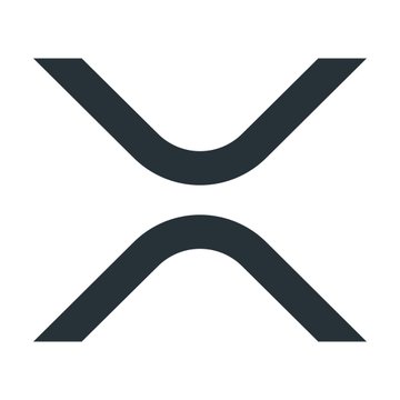 The image shows the XRP logo, featuring a stylized "X" design in dark gray, which represents the Ripple cryptocurrency. This logo ties directly to the post highlighting significant $2.25M institutional buying of XRP by Bitwise clients, suggesting smart money is accumulating the token ahead of anticipated positive developments.