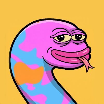 A cartoon illustration of a pink and blue earth-like globe character with a goofy face and sticking out tongue against a yellow background.