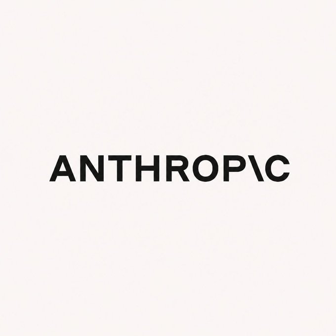 The image displays the word "ANTHROPIC" in bold black capital letters centered on a white background. It serves as the company's logo, visually representing the AI firm reportedly planning a November IPO at a $2 trillion valuation.