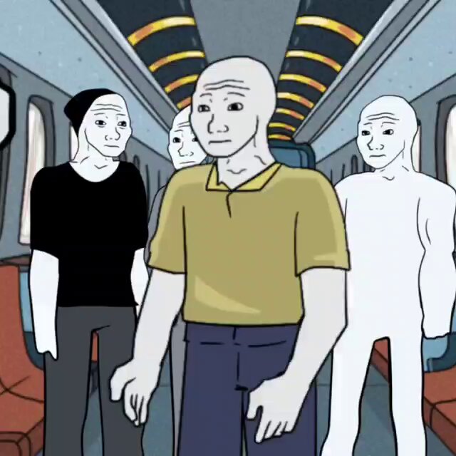 The image features a cartoon depiction of four people standing inside an airplane, with one person wearing a yellow shirt and another wearing black. The group appears to be looking at something or someone outside the window, possibly observing their surroundings or waiting for takeoff. The caption reads "My consensus on $LMAO is FINAL. tokenized Laughter is straight coded for multi-millions + Buying here is free it's a just a matter of time".