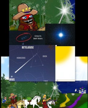 The image is a layered meme showing a cowboy character, Orion's Belt stars, and a star map highlighting Betelgeuse, Sirius, Rigel, and Orion, which the post uses symbolically to claim XRP will "go to the moon" by August 7, 2025, following the Ripple vs. SEC lawsuit resolution.