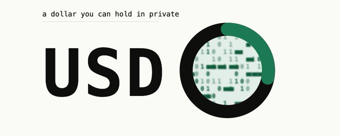 The image features a white background with black text that reads "a dollar you can hold in private". Below this, there's an illustration of a green circle containing black numbers. The caption below the image states "this might go crazy or nowhere", which could be interpreted as a warning about the potential risks associated with investing in cryptocurrencies like Bitcoin.