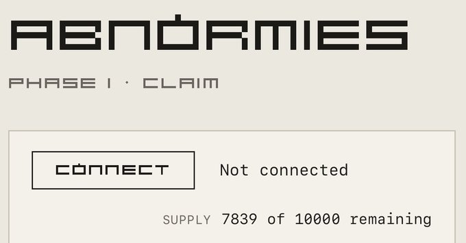 In this image, there's a white sign with black text that reads "Abnormies Phase I Claim - No connected claim now", stating that the claim has been filed but not yet processed or resolved. The post also mentions an estimated time for processing, which is 18 hours after filing the claim. The context of the post seems to be related to claims made by individuals who identify as normies and their connection status with a company or organization, possibly involved in providing supplies.