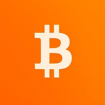 The image features a digital illustration of a white Bitcoin symbol against an orange background. In the accompanying text, there is information about Bitcoin hitting $60,000 or $100,000 at some point. The focus of the photo seems to be on the Bitcoin symbol and not on the other elements in the image, such as the color contrast or any additional context provided by the post.