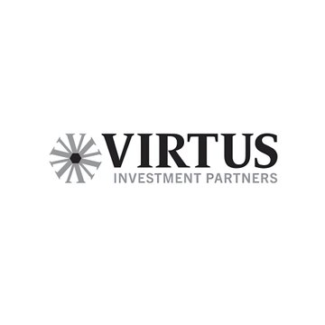irtus Investment Partners logo, a black and white hexagon with a gray center, is centered against a white background.