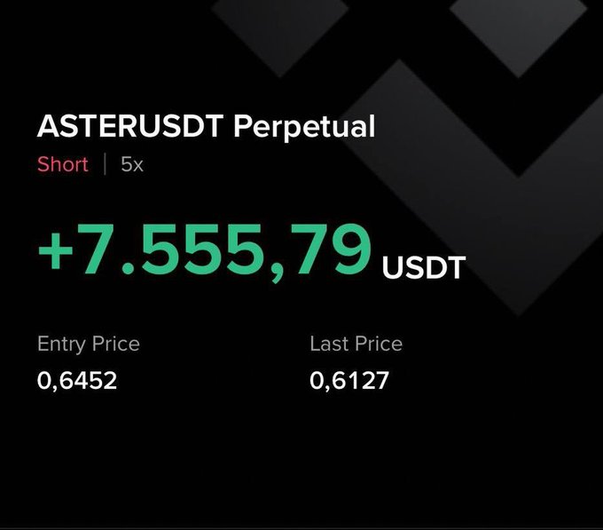 The image shows a screenshot of a website called "asterudsdftperpetual", which appears to be an investment platform for short-term trading. The main focus of the image is a green number, 7,5556.79, which represents the current value of a cryptocurrency. This number indicates that the price of the cryptocurrency has increased by $7,5556.79 compared to its previous value.