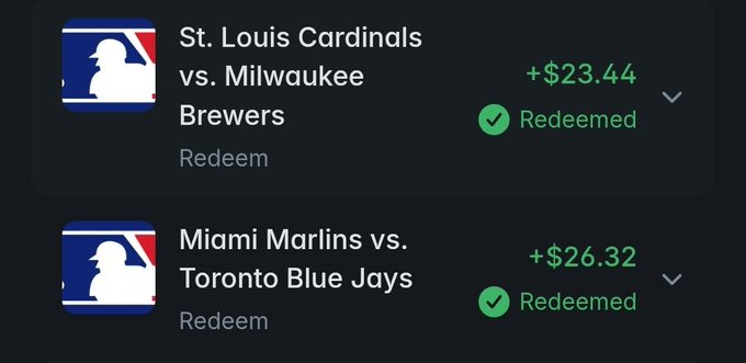 The main focus of the image is a sports statistics app that displays two baseball teams, the Chicago Cardinals and the Minneapolis Brewers, with their respective statistics for home runs. In addition to this information, there is a section titled "Pro Picks" which likely contains a list of popular baseball players' picks from each team's lineup. The image also includes text related to the user account in the post, including "@bvcket_xyz", a thumbs up on the bottom left corner, and "@Polymarket".