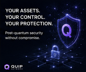 The image features a shield with a lock attached to it, which appears to be part of a larger security system or network. The text above the shield reads "Your assets, your control, your protection. Post-quantum security without compromise". This suggests that the image is related to the concept of post-quantum cryptography and its potential impact on traditional encryption methods. The presence of the lock indicates that this new technology could be used for securing sensitive information or data in a more secure manner than before.