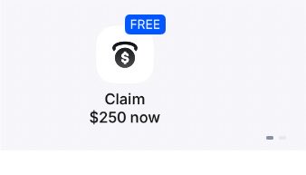 A graphic advertises a "$250" free claim offer with a blue "FREE" badge and money bag icon on a white background, promoting the MEXC referral drop mentioned in the post.