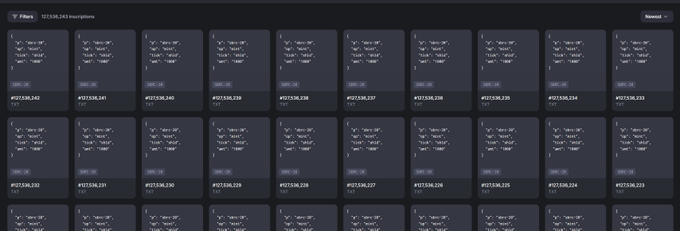 A screenshot of a video editing or asset management software interface displaying a grid of dark blue cards, each labeled with #DTSM followed by a number, such as #DTSM_242, under a 'Filers' tab.
