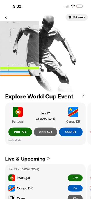 The image shows a smartphone screen displaying information about an upcoming World Cup event. The screen has a list of countries participating in the tournament, along with their respective teams' names and scores. There are also details about the live stream of the event, including the time and location it will be broadcasted on. The post suggests that there is no need to invest any money or make any deposits to watch the game, as it's a free streaming service.