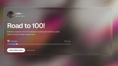 A YouTube-style thumbnail or screenshot showing '1wre' with 'Read to 100!' text, a like bar at 1%, and a subscribe button, with a blurred background.