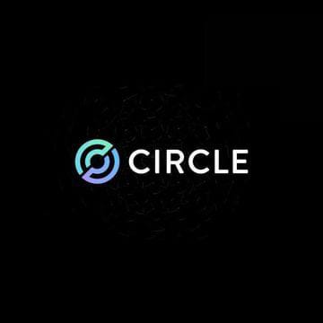 The image displays the Circle logo, a stylized 'C' with a gradient of blue and purple, beside the company name "CIRCLE." This visual accompanies the announcement that Circle has received a limited-purpose trust charter from the New York Department of Financial Services.