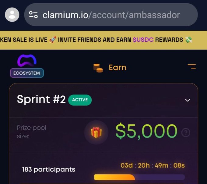 The image displays a screenshot of a smartphone screen showing a user's account information and a feature called " Sprint #2". There are also several details about the Instagram account related to this feature, such as an invite guest and a contest. The presence of these elements suggests that the account is designed for interaction and engagement with other users, possibly through contests or shared experiences in the context of sprints on social media platforms like Instagram.