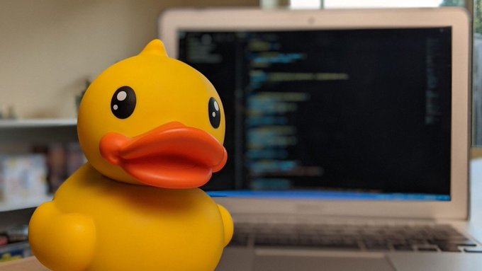 The image features a yellow rubber duck sitting next to an open laptop computer, with a window displaying some code or text. The duck appears to be quacking as if it's trying to communicate something about the content displayed on the screen. The scene suggests that someone might be working on a project related to programming or web development, and they are using the rubber duck as a quirky way to express their creativity or convey a message in an unconventional manner.

The post appears to be discussing the process of removing a page from a website, which could be related to the content displayed by the laptop screen. The rubber duck might symbolize the removal of that specific page or element on the site. This unusual combination of elements creates a humorous and engaging visual experience for viewers who can relate it to their own experiences with technology and online content.