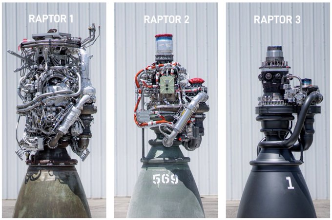 urns of rocket engines, numbered 569 and 571, are displayed against a white wall with the number 3 on it.