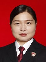 The image shows a woman in what appears to be an official Chinese uniform with a red tie and badge, set against a red background—likely representing a Chinese legal or prosecutorial official. The accompanying post discusses a proposal from the Chinese Supreme People's Procuratorate regarding crypto mixers and privacy coins as indicators of money laundering, suggesting the image may depict an official associated with this research or institution.