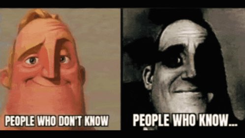 A meme using the popular "Mr. Incredible Becoming Uncanny" format contrasts two perspectives with the captions "PEOPLE WHO DON'T KNOW" showing Mr. Incredible's friendly face, and "PEOPLE WHO KNOW..." showing his dark, sinister version — illustrating the difference between those unaware and those aware of how Kalshi's 15-minute BTC prediction market is increasingly foreshadowing subsequent price movements on Binance and other centralized exchanges.