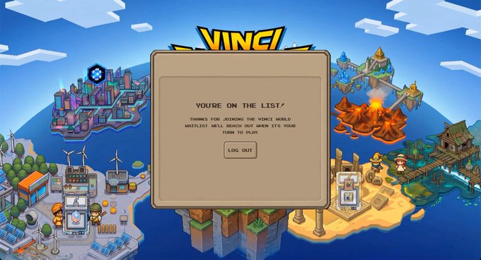 The image shows a desktop screen with a screenshot of a Minecraft-like game, featuring a town with buildings and trees. A user has opened an error message or encountered some issue within the game's interface. The text displayed on the screen likely provides instructions for resolving the problem or troubleshooting what might have gone wrong.