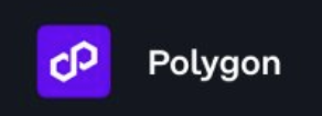 The Polygon logo with its purple hexagonal icon displayed next to the word 'Polygon' on a dark background.