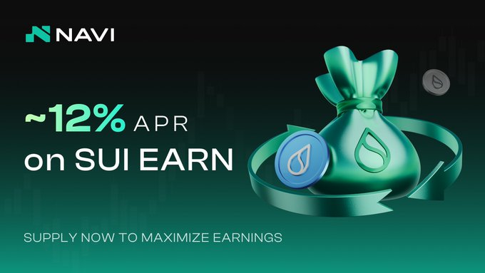 "SUI activity remains strong - Up to 12% APR Multiply continues to offer High APR through a structured SUI strategy managed within NAVI."