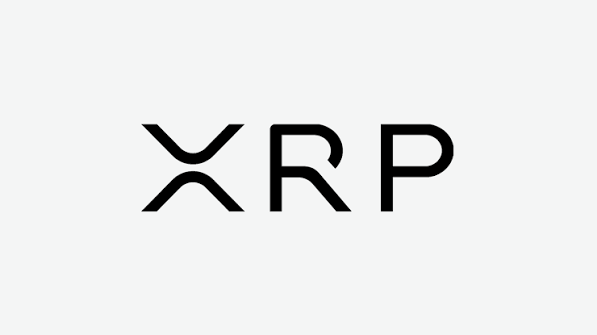 The image displays the XRP cryptocurrency logo in black against a light gray background, featuring the stylized "X" symbol alongside the letters "RP." This visual directly represents the subject of the post's bold claim that XRP will surpass Bitcoin, serving as a recognizable icon for the digital asset making this ambitious prediction.