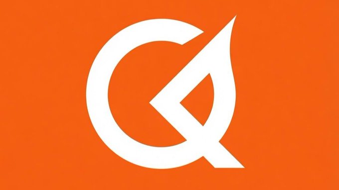 A white stylized "Q" logo on a solid orange background, representing Quick Layer (QuickLayer.ai) — the AI video platform on Solana highlighted in the post that promotes decentralized content creation over centralized Big Tech alternatives.