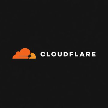 The image shows the Cloudflare logo (an orange cloud icon) alongside the "CLOUDFLARE" wordmark in white text on a black background. The logo represents the company referenced in the accompanying post about Cloudflare's new programmable wallets enabling AI agents to autonomously pay for digital services using stablecoins.