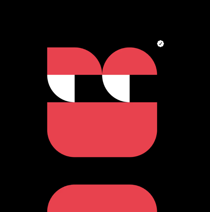A pixel-art character with a wide-eyed, intense expression stares upward against a black background, fitting the "butcher mode" post by suggesting a predatory or menacing focus.