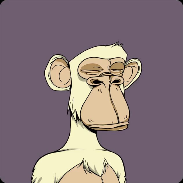 The image features a cartoon monkey with white hair, wearing only a bikini top. The monkey has its eyes closed, giving an impression of being relaxed or sleepy. There is no text present in this image, but it seems to be related to the earlier announcement about another naked african ape. The focus should remain on the monkey and its unique attire rather than any additional information provided about another naked african ape.