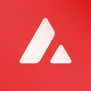 The image features a red background with an upward-pointing triangle, which appears to be a logo for Avalanche, a cryptocurrency. The triangle has a white border around it, making it stand out against the red backdrop. Below the triangle, there is text that reads "BREAKING: Avalanche was built from the ground up to tokenize the world's assets," and "proof of talk." This suggests that the image is related to the post about Avalanche, which discusses how the cryptocurrency was created and its potential impact on the financial landscape.