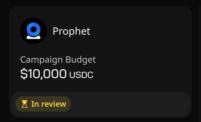 In this image, a person has posted about a product or service that they feel is rigged or unfair. The text of the post is yellow and appears to be written by someone who has been paid to provide their opinion. The poster mentions the campaign budget for $10,000 USDC as well as the review of this particular product being shown in the image. It also includes a question about how to change the payout or if they are right, receiving $5k. This situation might be seen as an example of people feeling ripped off by the system or financial policies that seem to favor those with money or influence over others who do not have these advantages.