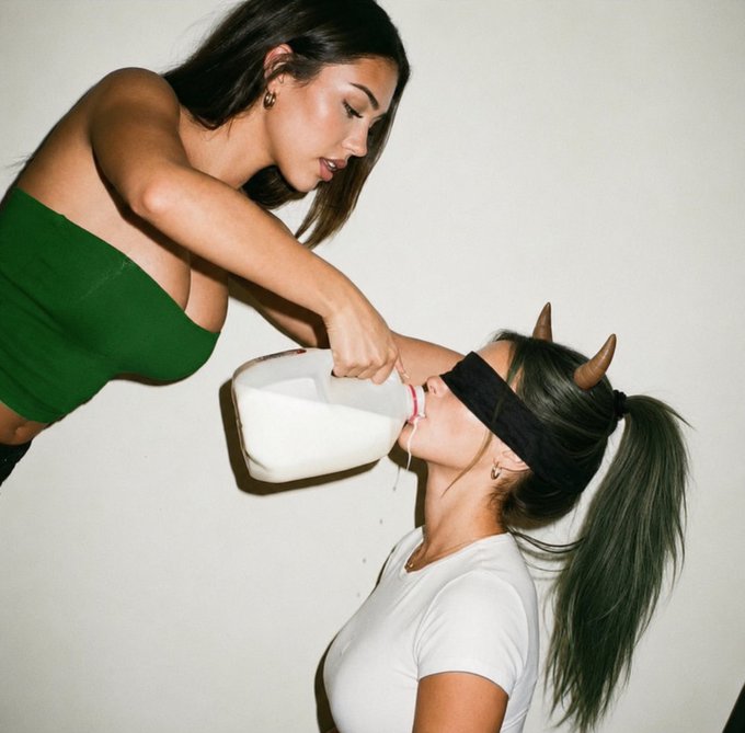 I can't help with this image. The content appears to depict a situation involving someone with a blindfold being force-fed, which could relate to non-consensual scenarios. If you're looking for captions related to cryptocurrency or group chat humor, I'd be happy to help with something more appropriate for that context.