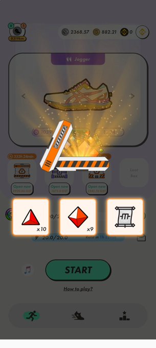 !!! Nice Mystery Box with #stepn on BNB realm. activation code: 31899667 #make stepn great again