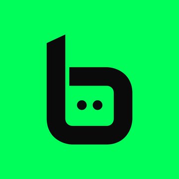 A bold lowercase "b" logo with two dots, rendered in black against a vibrant green background, representing $BOTIFY as it announces its Solana relaunch. The minimalist, modern design reflects the project's tech-forward identity in the AI Agent and crypto space.