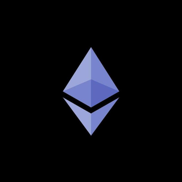 The Ethereum logo displayed prominently on a black background visually represents the cryptocurrency's dominant position in the DeFi lending market, where it now handles approximately 67% of all outstanding on-chain loans, with Aave leading the sector.