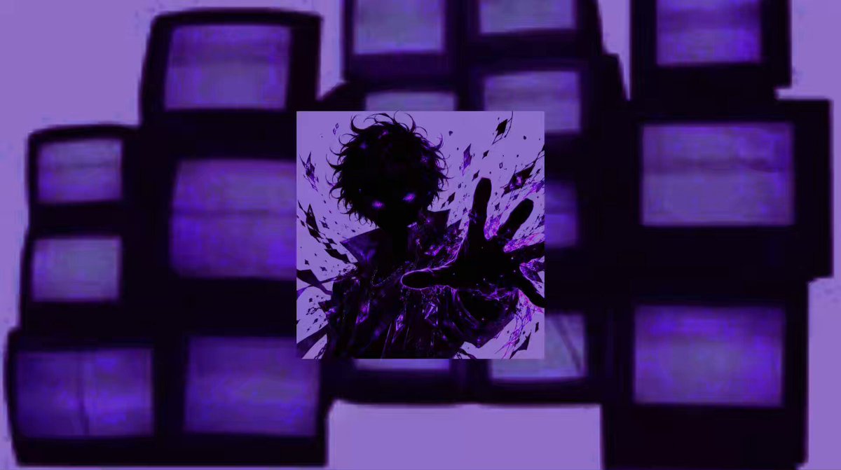 The image features a purple square with an anime character's face inside of it. The background consists of multiple black televisions arranged in rows, creating a sense of depth and dimension. The text "@NEARProtocol" appears near the bottom right corner of the image, possibly indicating that this is related to Near.ai or a similar technology.