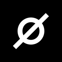 A stylized "Ø" symbol appears on a black background, likely serving as a visual representation of a halted or disabled network state, complementing the news about Cosmos Labs urging validators to pause operations following an EVM module security incident.