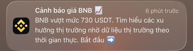 The image shows a message posted on social media, with a brown background that contrasts with the yellow text. The main focus of the image is a screenshot of an email or message from someone named "Cân hân bằng". The message contains information about Bitcoin and its value in US dollars.