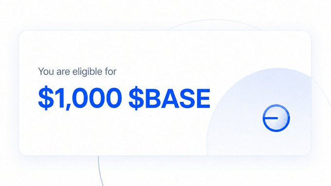 The image shows an advertisement for a $1,000 base that has been posted on social media. It appears that someone has posted this message about the base, possibly as part of a larger conversation or campaign related to the base.
