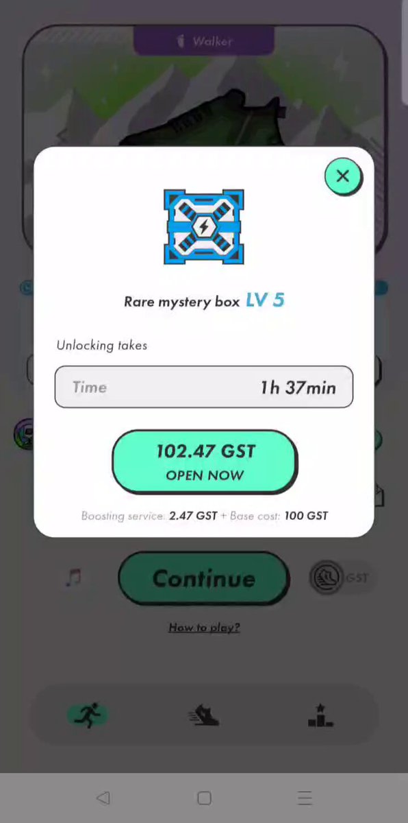 The image shows a cellphone screen displaying a step by step guide or instructions, presumably related to a game or activity. It appears to be an app that offers various features such as a clock for time management, a treasure hunting game item (e.g., a rare mystery box), and an opening message indicating whether the user has been successful in accessing the content. The post also provides details about the date, time, and time remaining for this particular activity or process.