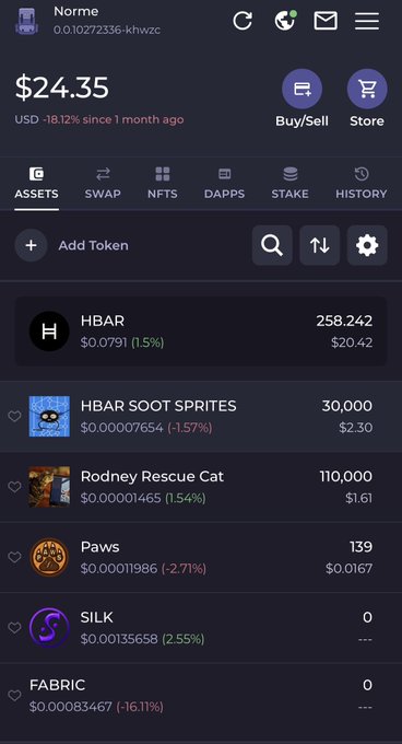 The image shows a phone screen displaying various items, including a list of memes with prices for buying them. The most prominent meme has a price tag of $24.35. The phone's screen also displays information about the NFTs community, which includes a list of memes and their respective prices. The post seems to be promoting memes or gifs on social media platforms, possibly related to the NFTs community.