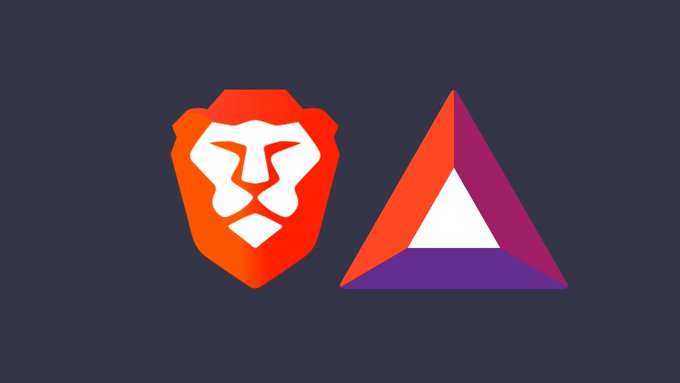 Brave browser and Basic Attention Token logos displayed.