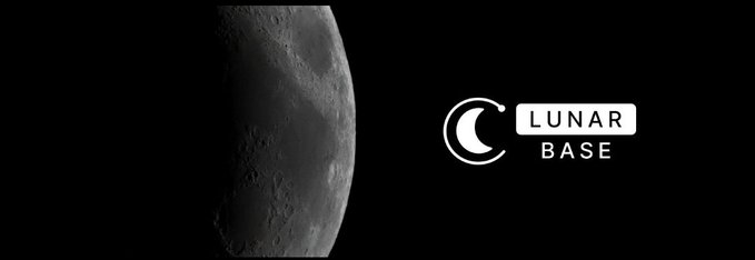 A crescent moon image features the "LUNAR BASE" logo, complementing the post's announcement that LunarBase has now been audited by CertiK, reinforcing the project's emphasis on security and trust through independent verification.