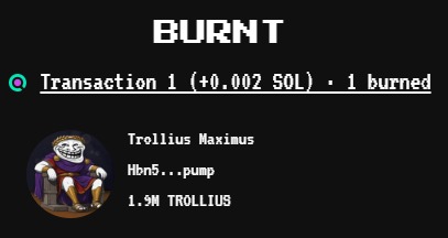 The image shows a computer screen with text that reads "BUILDBACK #4 COMPLETED solscan.io/tx/RbvNF9qBURJ ...". The text appears to be in a block format, which suggests that it is part of an article or blog post on the topic of Burnback.